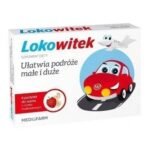 Lokowitek has a beneficial effect in cases of vomiting, nausea and dizziness, to reduce discomfort when moving on various types of transport - car, train, boat and airplane, for comfort.