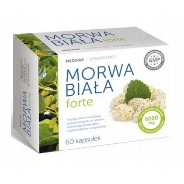 White Mulberry Forte dietary supplement White Mulberry Forte helps maintain normal blood sugar levels.