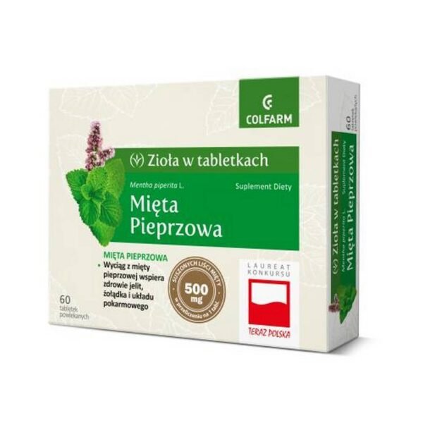 Peppermint extract supports the health of the intestines, stomach and digestive system.