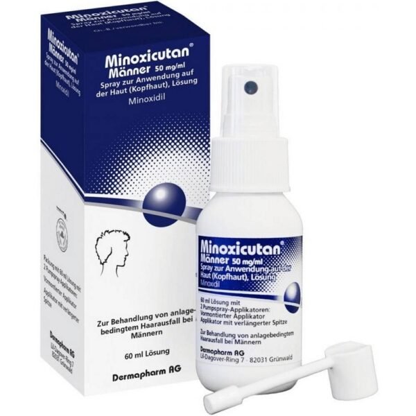 Minoxicutan Men works against hair loss and allows you to grow thicker hair.