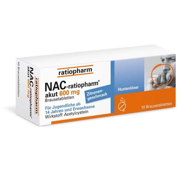 NAK-ratiopharm® acute is a drug for thinning thick mucus in the respiratory tract.