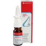 AL nasal spray with decongestant action helps clear nasal congestion.
