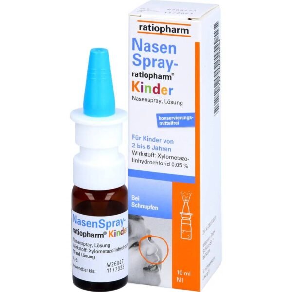 Nasal spray for children "Ratiopharm" is used to reduce swelling of the nasal mucosa during colds, promotes the outflow of secretions during sinus infections and catarrh of the middle ear in combination with a runny nose.