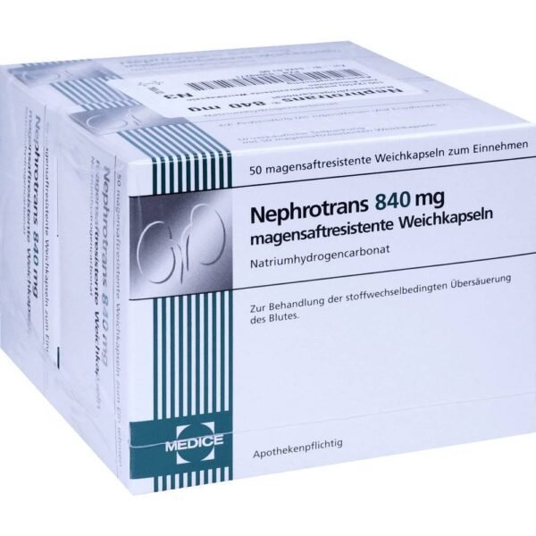 Nephrotrans is a drug for the treatment of metabolic acidosis of the blood.
