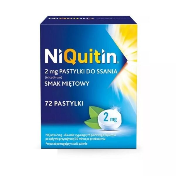 Niquitin tablets are a drug that helps you quit smoking.
