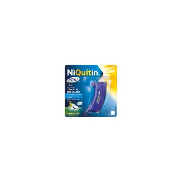 NiQuitin MINI is a drug that helps you quit smoking as part of nicotine replacement therapy.