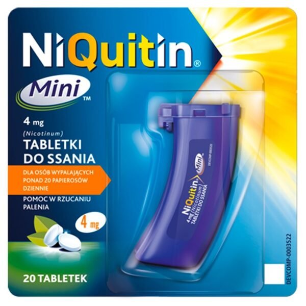 NiQutin MINI tablets are a drug that helps you quit smoking.