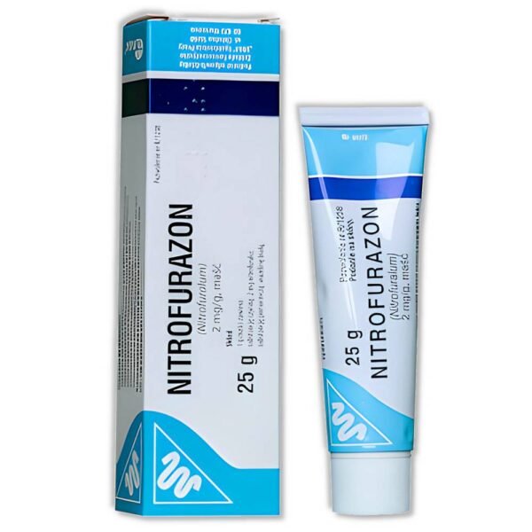 Nitrofurazone ointment is an antibacterial drug for application to the skin for bacterial infections, as well as an adjuvant in the treatment of burns, ulcers and for the prevention of infection of wounds and skin grafts.