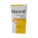 Nizoral medicated shampoo for use against dandruff, tinea versicolor and seborrheic dermatitis.