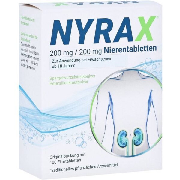 NYRAX enhances kidney function and improves the body's natural drainage.