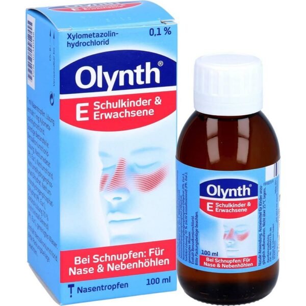 Olynth 0.1% for nasal congestion - fast relief for runny nose and nasal congestion.