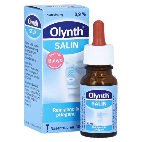 Olint Saline Nasentropfen for the treatment of nasal congestion, as well as for cleansing and moisturizing the nasal mucosa.