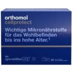 Orthomol Cellprotect is a food supplement containing important micronutrients to support health in old age.
