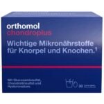 Orthomol Hondroplus is a food supplement with vitamin C, which promotes normal collagen formation for the functioning of cartilage and bones.