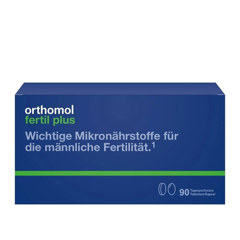 orthomol fertil plus kombipackung kapseln and tabletten 90 stk Orthomol Fertil plus comprimidos/cápsulas es un complemento alimenticio con microelementos importantes para la fertilidad masculina.