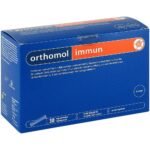 Orthomol Immun is a food supplement with vitamin C, vitamin D and zinc, which contribute to the normal function of the immune system.