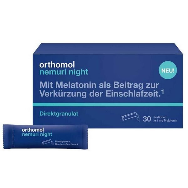 Orthomol Nemuri night is a quick and easy way to fall asleep.
