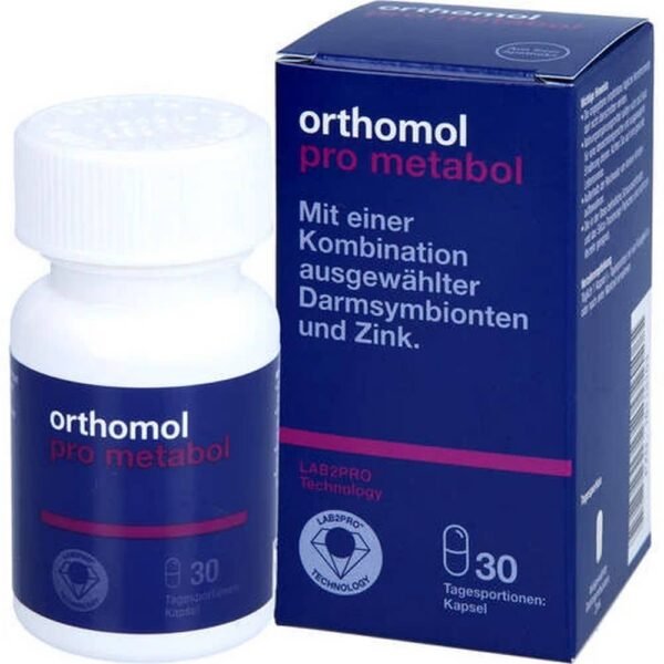 Orthomol Pro metabol course 30 days - a food supplement designed for targeted support of the intestines, including within the framework of weight control.