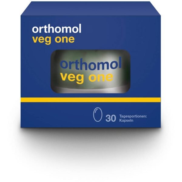 Orthomol veg one to assist in vegan and vegetarian diets.