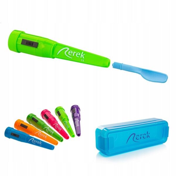 The Rerek speech therapy vibrator is a professional tool with a wide range of applications that helps improve the articulation of the “r” sound and effectively contributes to the treatment of racism.