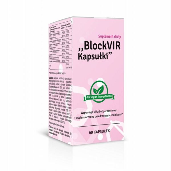 Blockvir supports the immune system, helping to protect the body from viruses, pathogenic bacteria and other pathogens.