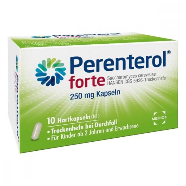 Perenterol® forte capsules are a proven remedy for the treatment and prevention of diarrhea, especially in acute cases and during travel.