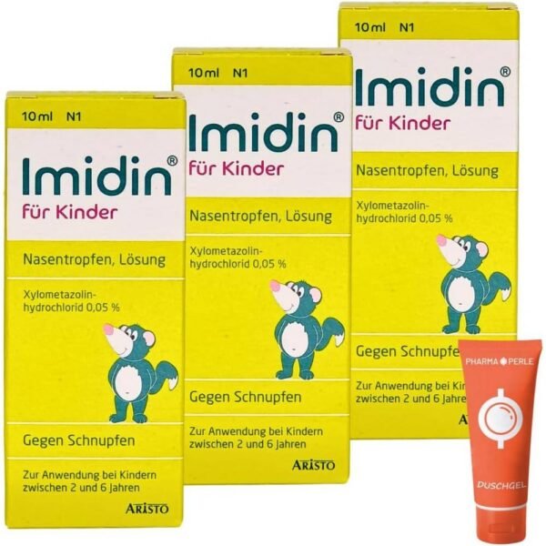 EFFECTIVE RELIEF Nasal drops "Imidin" eliminate nasal congestion and make breathing easier during a runny nose and cold.