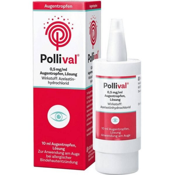Pollival fast eye protection for hay fever and allergies.