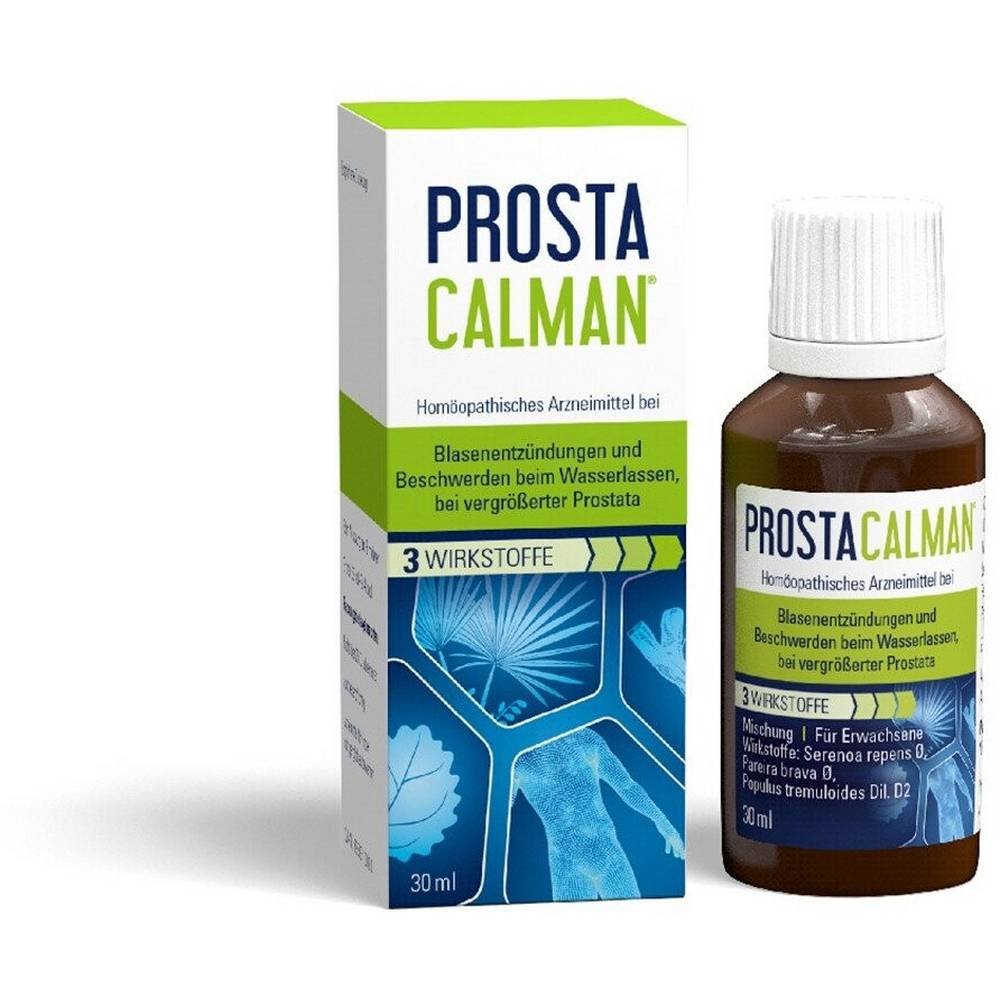 prostacalman tropfen 30ml Простакальман при проблемах с мочеиспусканием, увеличении простаты.