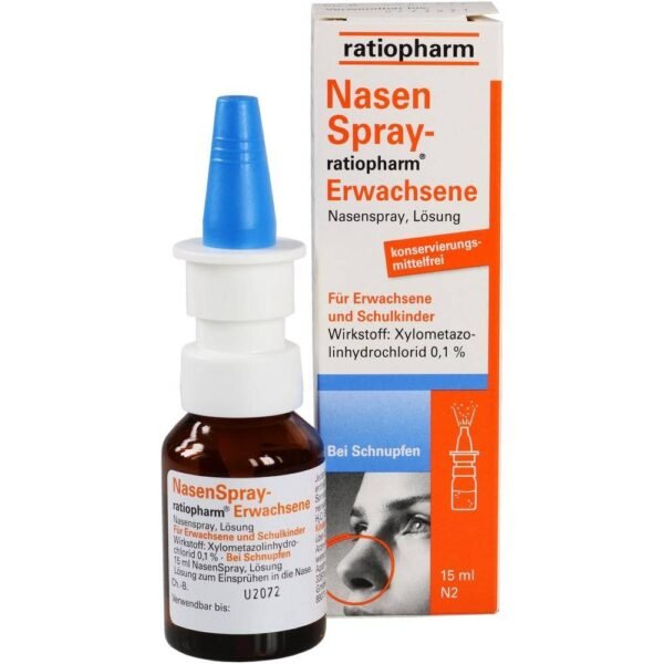 Nasenspray quickly clears a stuffy runny nose, allows mucus to pass more easily, without preservatives.