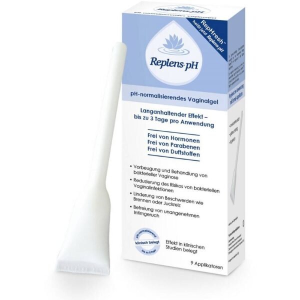 Replens pH hormone-free vaginal gel for the prevention and treatment of bacterial vaginosis.