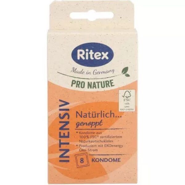 ● Condoms made from 100% FSC®-certified natural rubber latex