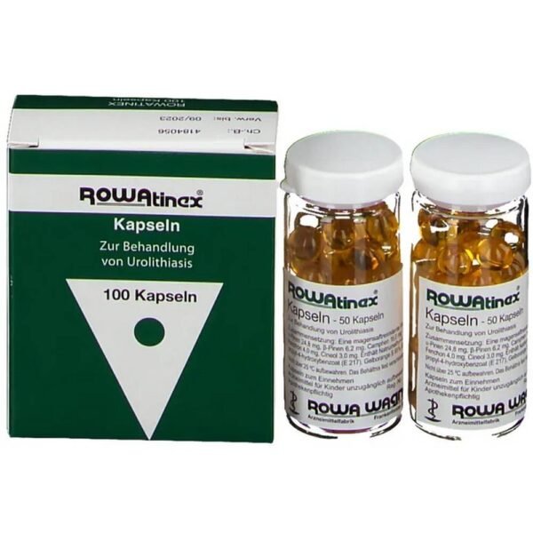 Rowatinex for the treatment of urolithiasis.