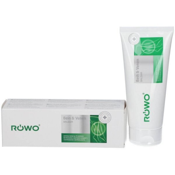 Röwo Leg and Vein Balm relieves leg pain as well as tired and tense legs.