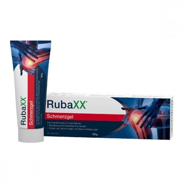 RubaXX® pain-relieving gel for rheumatic pain.