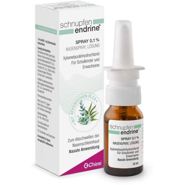 Schnupfen Endrine for the treatment of colds, hay fever and sinus infections, has a decongestant effect.