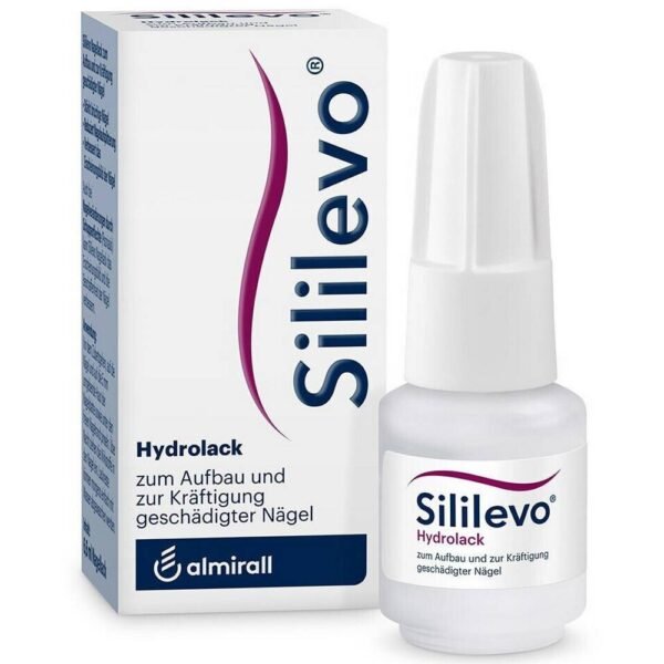 Sililevo nail polish strengthens fingernails and toenails.