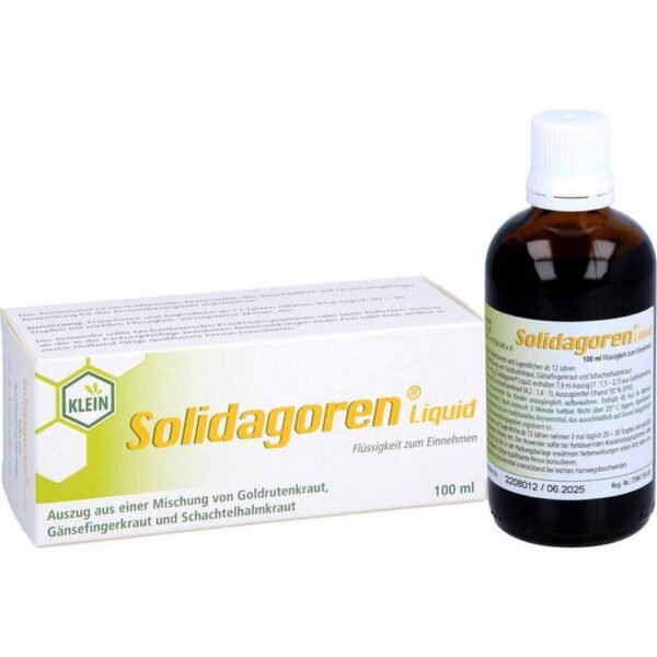 Solidagoren is used for inflammation of the kidneys and urinary tract, has an anti-inflammatory effect and removes bacteria.