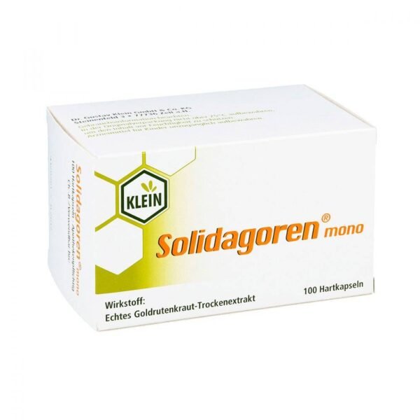 Solidagoren Mono for flushing therapy of the urinary tract in case of urinary stones and kidney sand, as well as for the prevention of kidney stones.