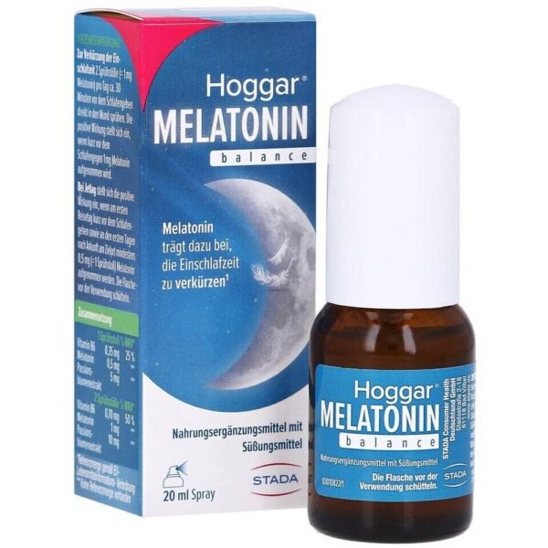 Hoggar Melatonin Balance helps reduce the time it takes to fall asleep.