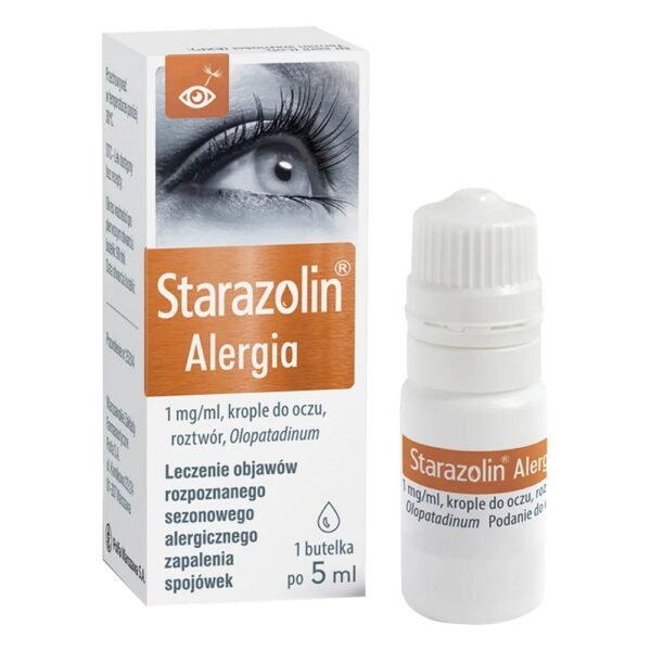 Starelltec Allergy is a medicinal product intended for the treatment of itching, lacrimation, redness, swelling of the eyelids and conjunctiva.