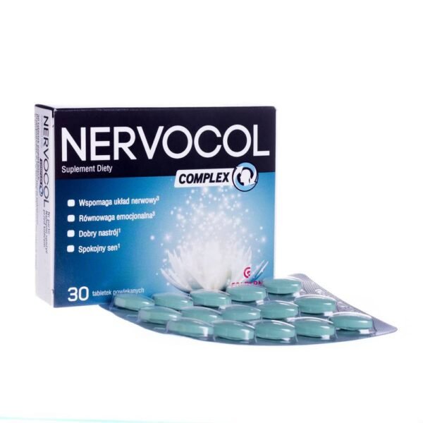 Nervocol Complex supports good mood and relaxation, promotes calm and promotes restful sleep.
