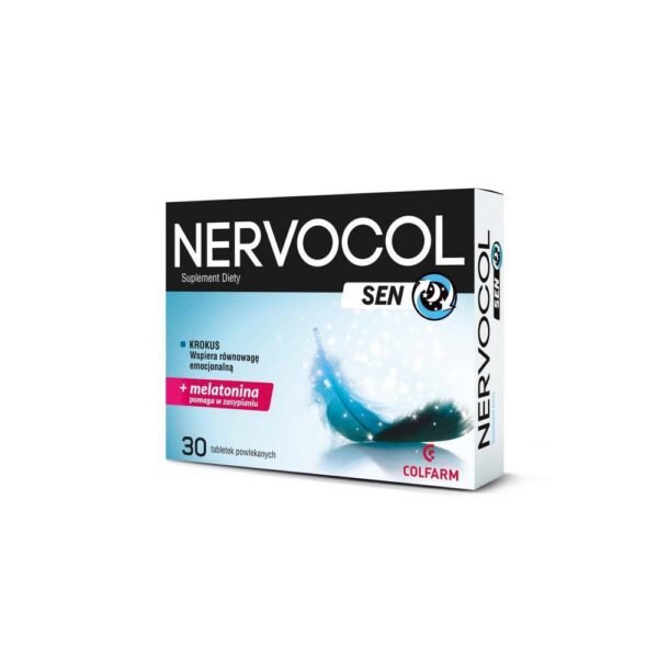 Nervokol Sen is a complex nutritional supplement based on a combination of melatonin and L-tryptophan with natural extracts of crocus and ashwagandha, as well as B vitamins, helps reduce the time required to fall asleep