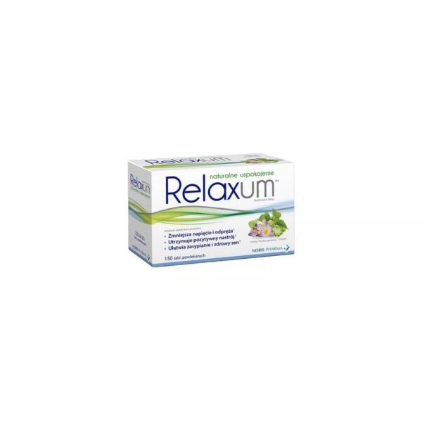 RELAXUM is a product intended for adults exposed to prolonged or periodic stress and experiencing problems falling asleep as a result of states of nervous tension and anxiety.