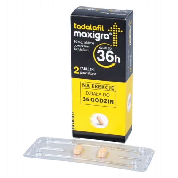 Tadalafil Maxigra is used to treat erectile dysfunction in adult men.