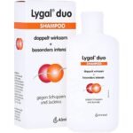 LYGAL duo intensive shampoo for persistent dandruff.