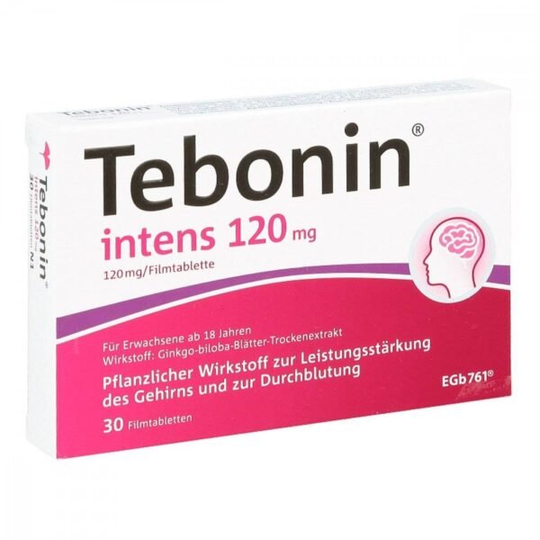 Tebonin Intensive improves cerebral circulation and mental performance.