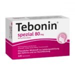 Tebonin® special for dizziness due to circulatory disorders or age-related regression of processes (vertigo of vascular and involutional genesis).