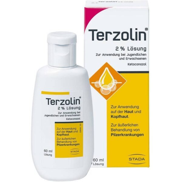 Terzolin effectively fights dandruff fungus Malassezia furfur.