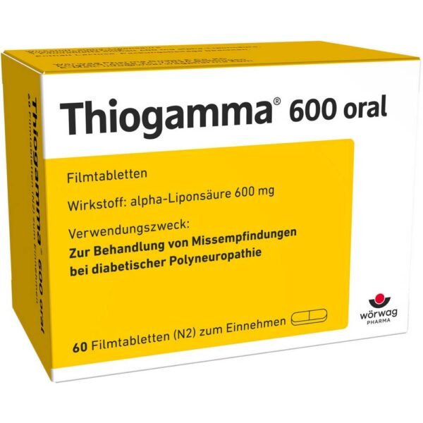 Thiogamma 600 Oral for diabetic polyneuropathy.